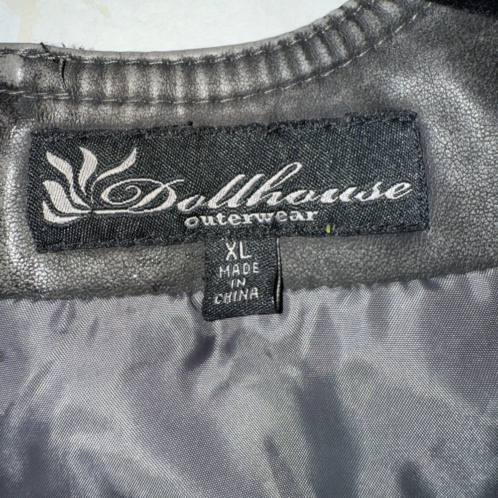 Dollhouse Gray Faux Leather Sleeveless Top - Picture 6 of 8
